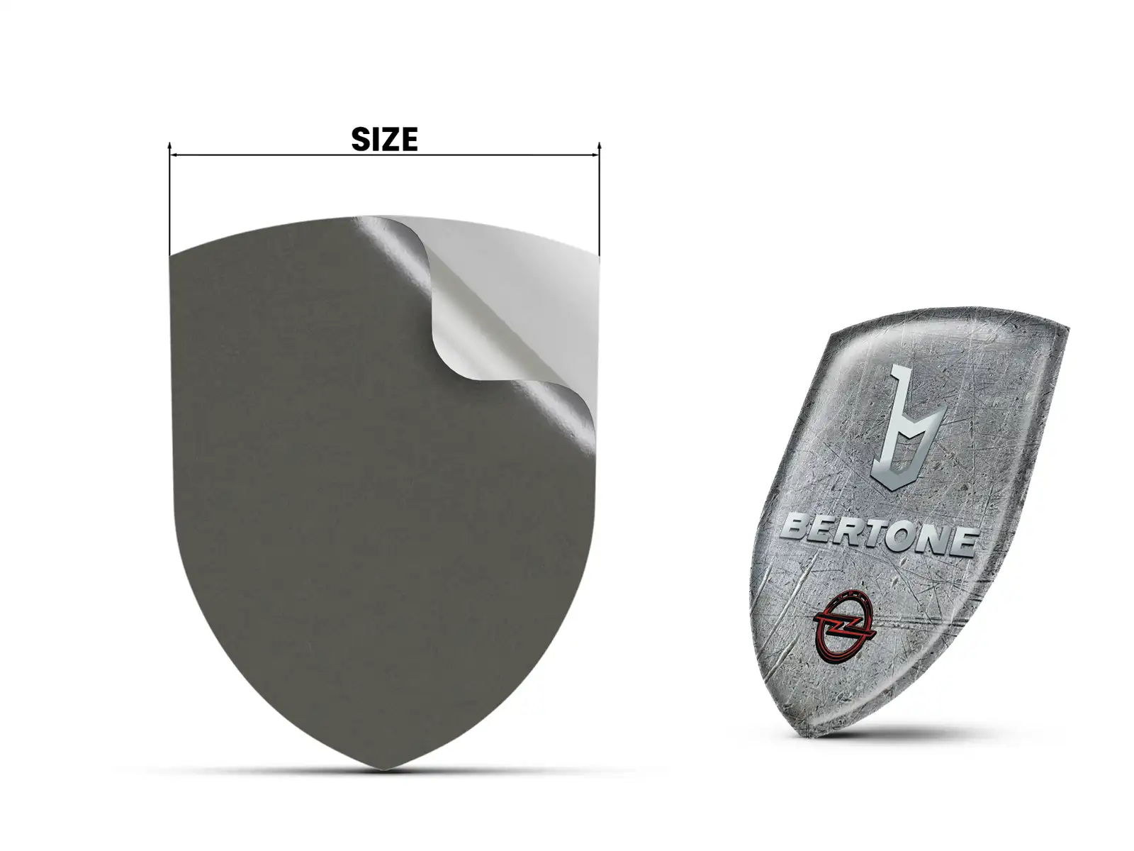Bertone Türaufkleber Auto Universal Hochwertig Pro
